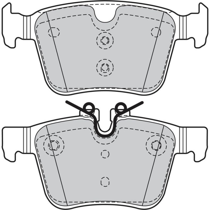 Valeo 601473 Bremsbelagsatz, Scheibenbremse