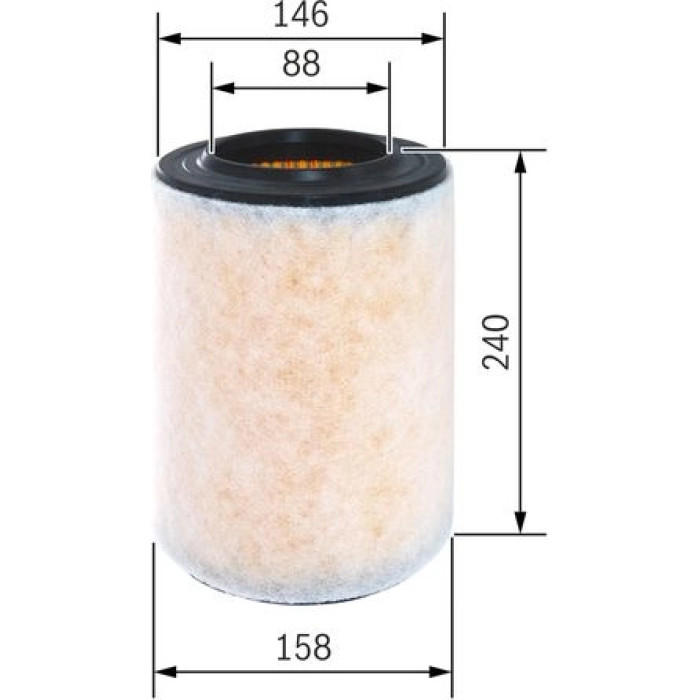 BOSCH F 026 400 298 Luftfilter BOSCH F 026 400 298 Luftfilter