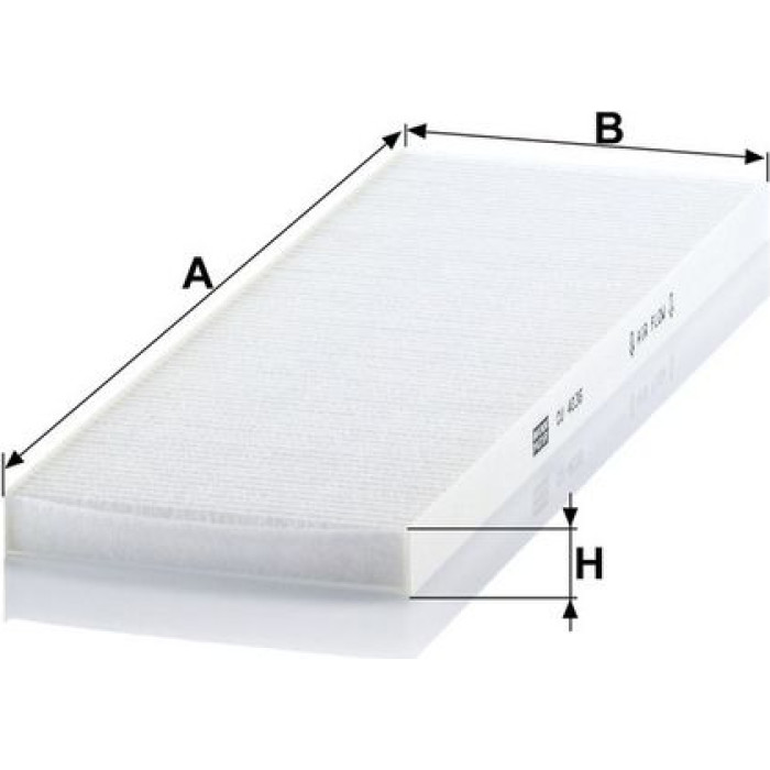 MANN-FILTER CU 4036 Innenraumfilter, Partikelfilter MANN-FILTER CU 4036 Innenraumfilter, Partikelfilter