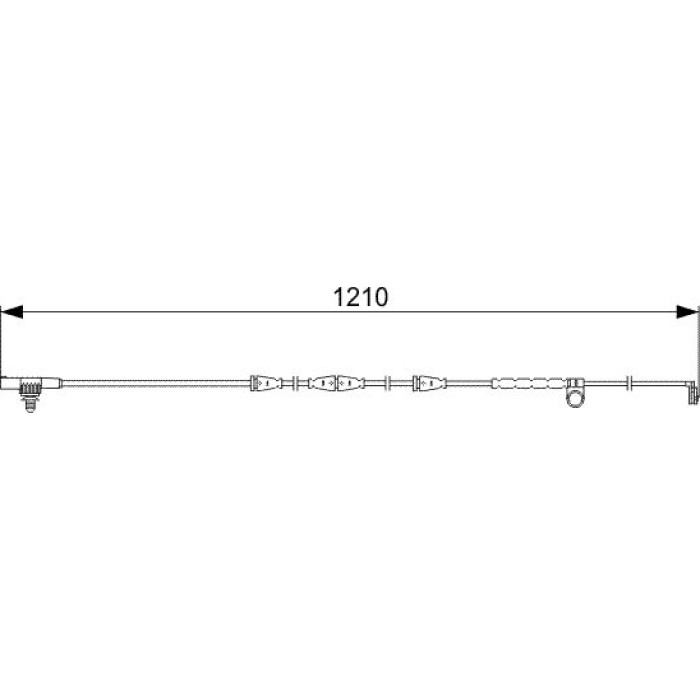 BOSCH 1 987 473 054 Warnkontakt, Bremsbelagverschleiß BOSCH 1 987 473 054 Warnkontakt, Bremsbelagverschleiß