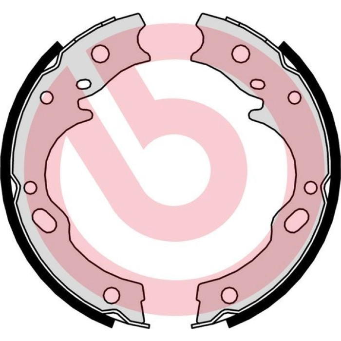 Brembo S 34 509 Bremsbackensatz, Feststellbremse ESSENTIAL LINE