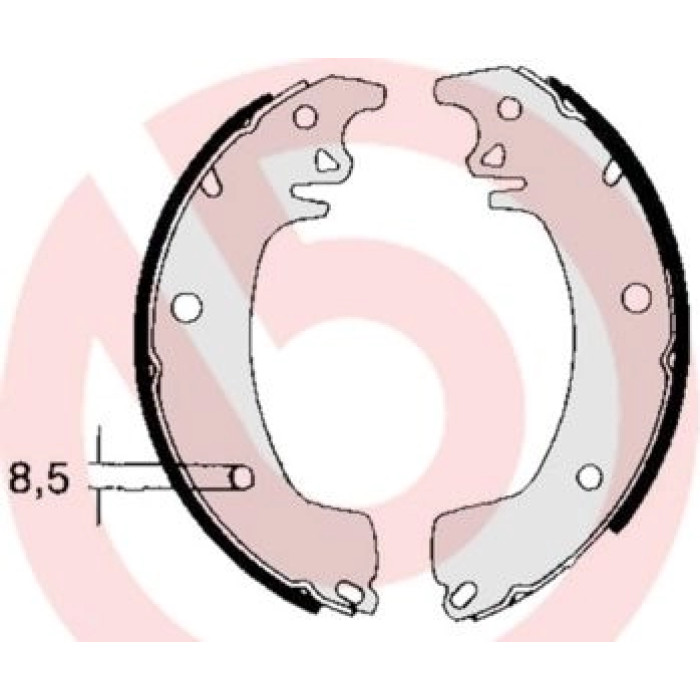 Brembo S 68 514 Bremsbackensatz ESSENTIAL LINE Brembo S 68 514 Bremsbackensatz ESSENTIAL LINE