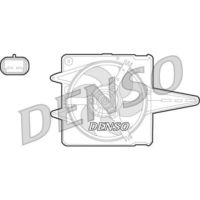 Denso DER09056 Lüfter, Motorkühlung
