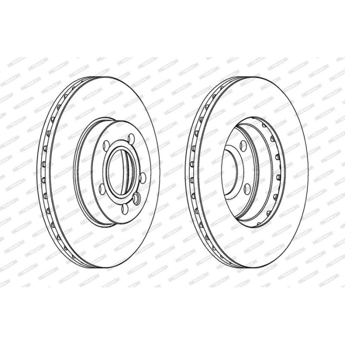 Ferodo DDF846C Bremsscheibe PREMIER Coat+ disc Ferodo DDF846C Bremsscheibe PREMIER Coat+ disc