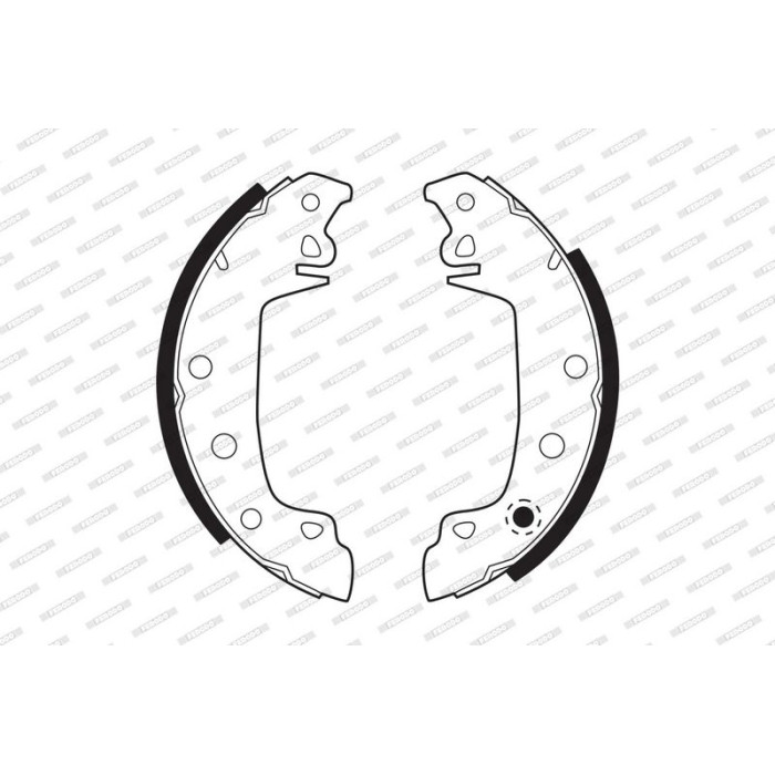 Ferodo FSB43 Bremsbackensatz PREMIER Ferodo FSB43 Bremsbackensatz PREMIER