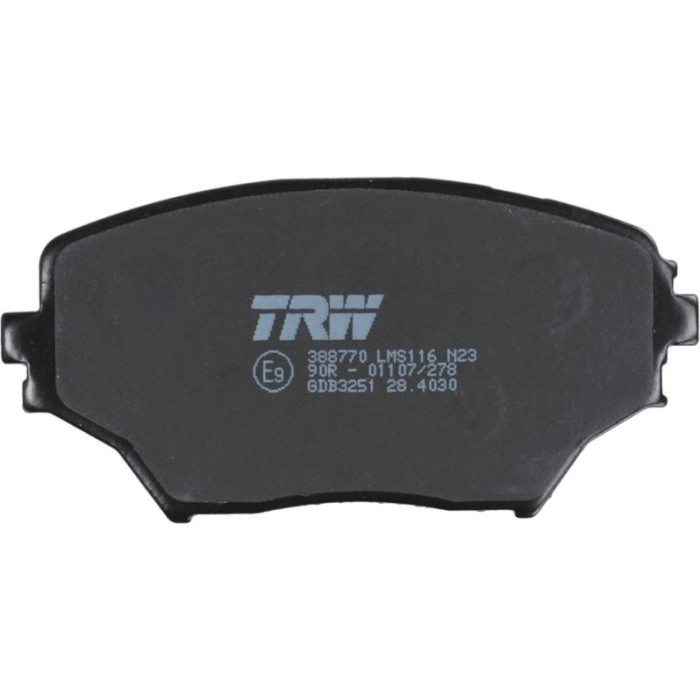 TRW GDB3251 Bremsbelagsatz, Scheibenbremse COTEC TRW GDB3251 Bremsbelagsatz, Scheibenbremse COTEC