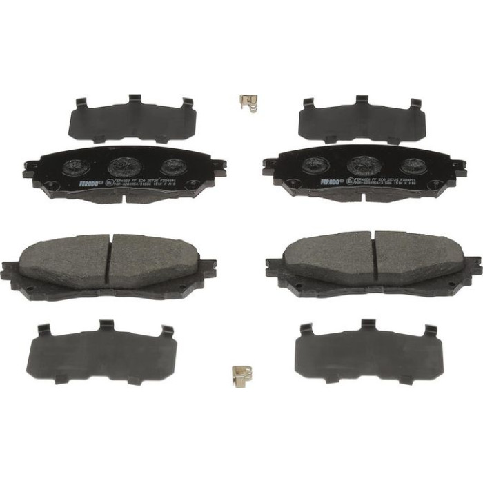 Ferodo FDB4891 Bremsbelagsatz, Scheibenbremse PREMIER ECO FRICTION Ferodo FDB4891 Bremsbelagsatz, Scheibenbremse PREMIER ECO FRICTION