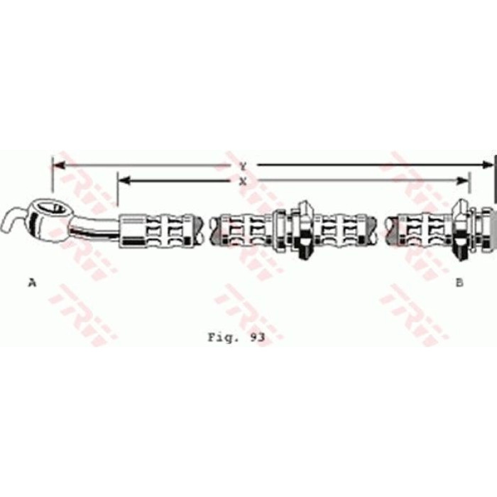 TRW PHD126 Bremsschlauch