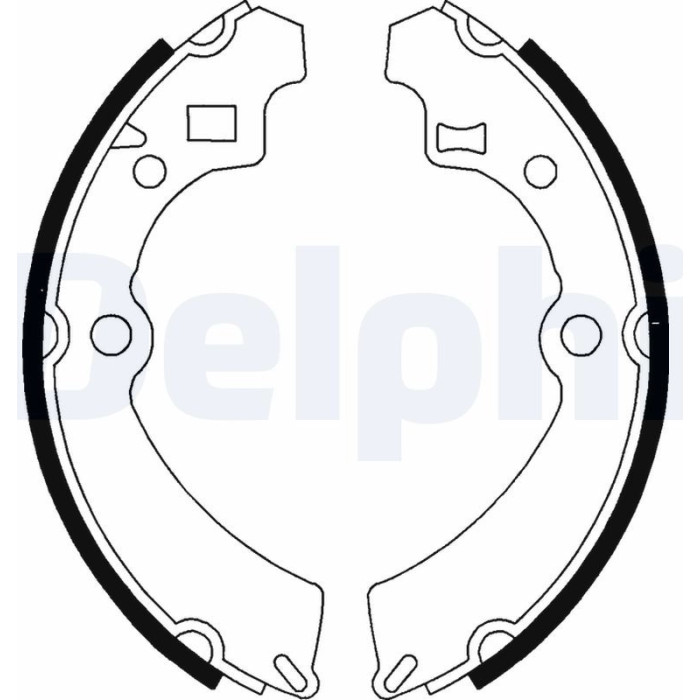 Delphi LS1586 Bremsbackensatz