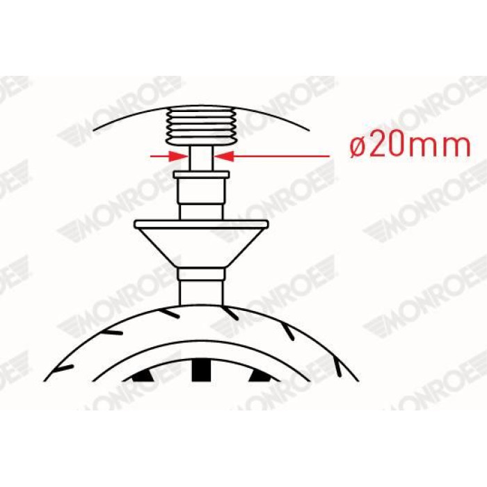 Stoßdämpfer R7612 Stoßdämpfer R7612