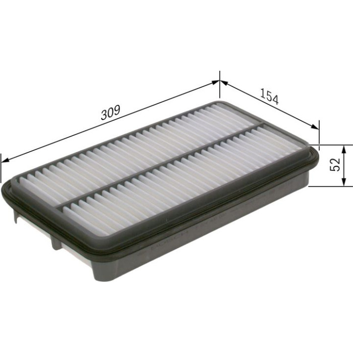 BOSCH F 026 400 038 Luftfilter BOSCH F 026 400 038 Luftfilter