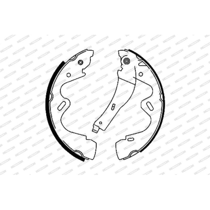 Ferodo FSB692 Bremsbackensatz PREMIER Ferodo FSB692 Bremsbackensatz PREMIER