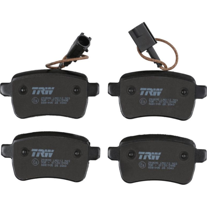 TRW GDB1905 Bremsbelagsatz, Scheibenbremse COTEC TRW GDB1905 Bremsbelagsatz, Scheibenbremse COTEC