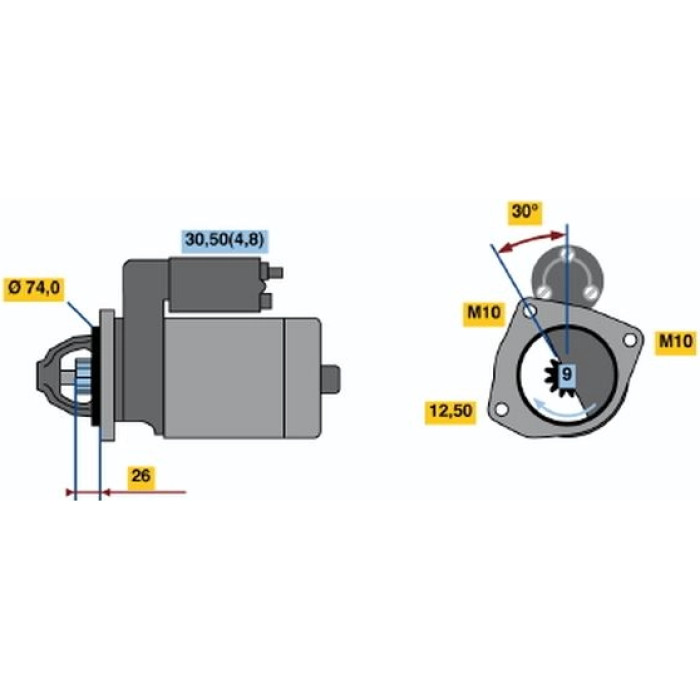 BOSCH 0 001 108 237 Starter BOSCH 0 001 108 237 Starter