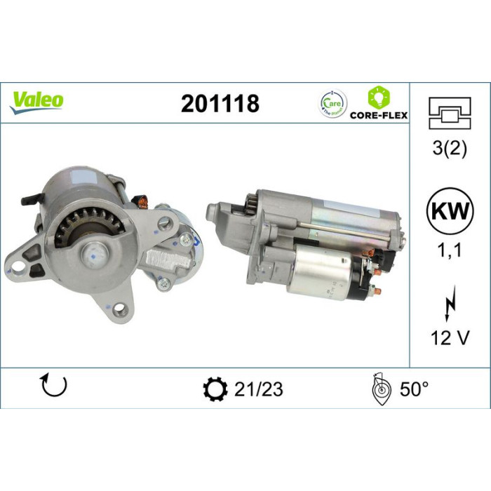 Valeo 201118 Starter CORE-FLEX Valeo 201118 Starter CORE-FLEX