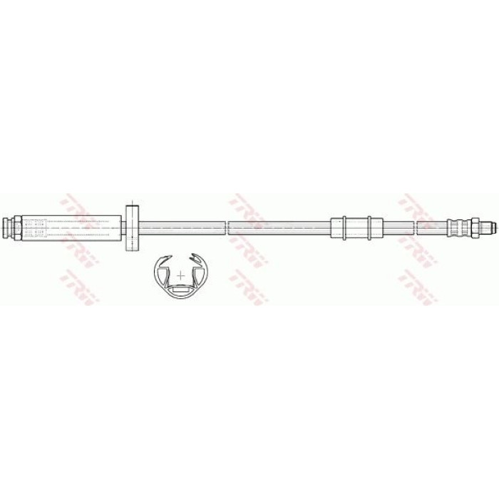 TRW PHB214 Bremsschlauch TRW PHB214 Bremsschlauch