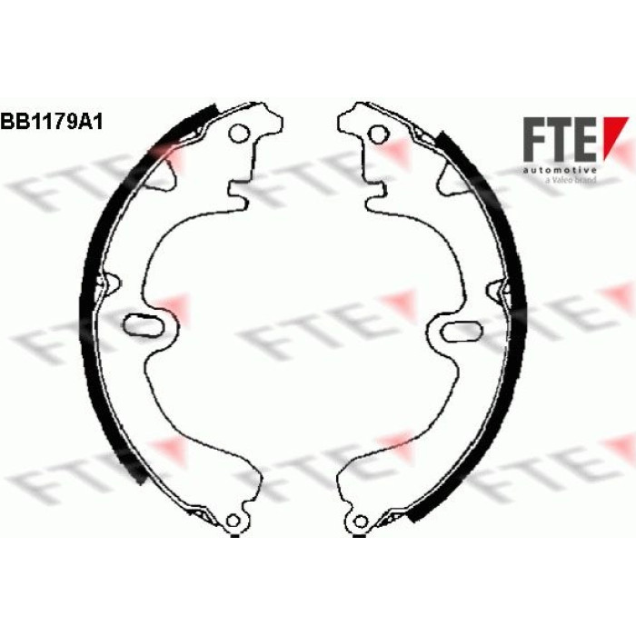 FTE 9100041 Bremsbackensatz FTE 9100041 Bremsbackensatz