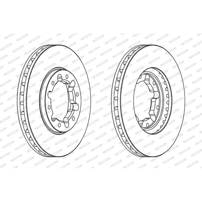 Ferodo DDF1552C-1 Bremsscheibe PREMIER Ferodo DDF1552C-1 Bremsscheibe PREMIER