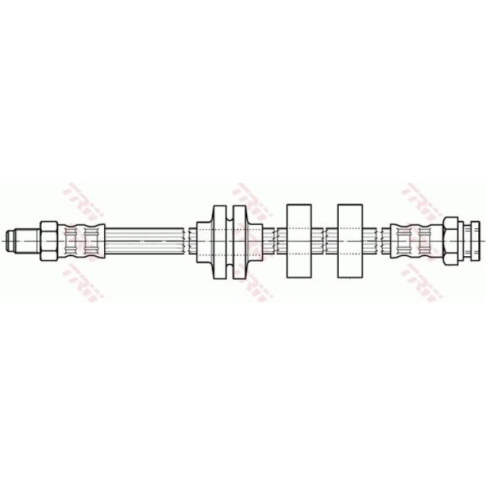 TRW PHB491 Bremsschlauch TRW PHB491 Bremsschlauch