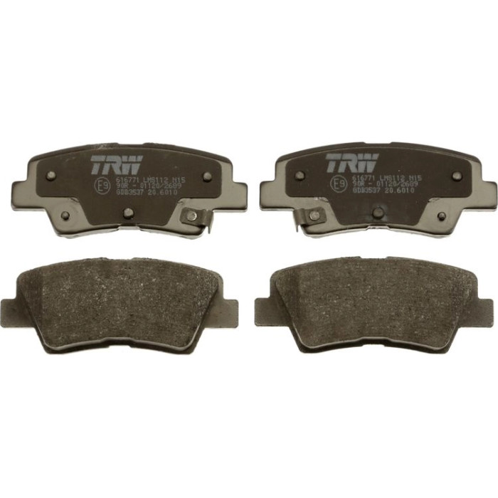 TRW GDB3537 Bremsbelagsatz, Scheibenbremse COTEC TRW GDB3537 Bremsbelagsatz, Scheibenbremse COTEC