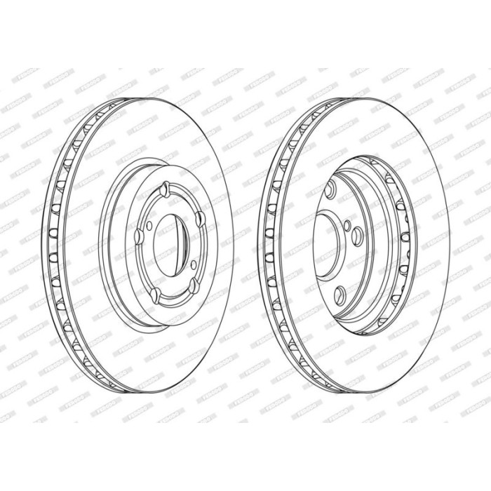 Ferodo DDF1064C Bremsscheibe PREMIER