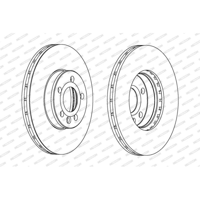 Ferodo DDF1559C Bremsscheibe PREMIER Coat+ disc Ferodo DDF1559C Bremsscheibe PREMIER Coat+ disc