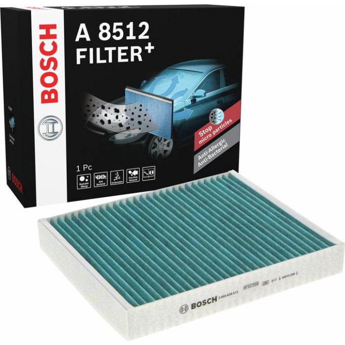 BOSCH 0 986 628 512 Innenraumfilter