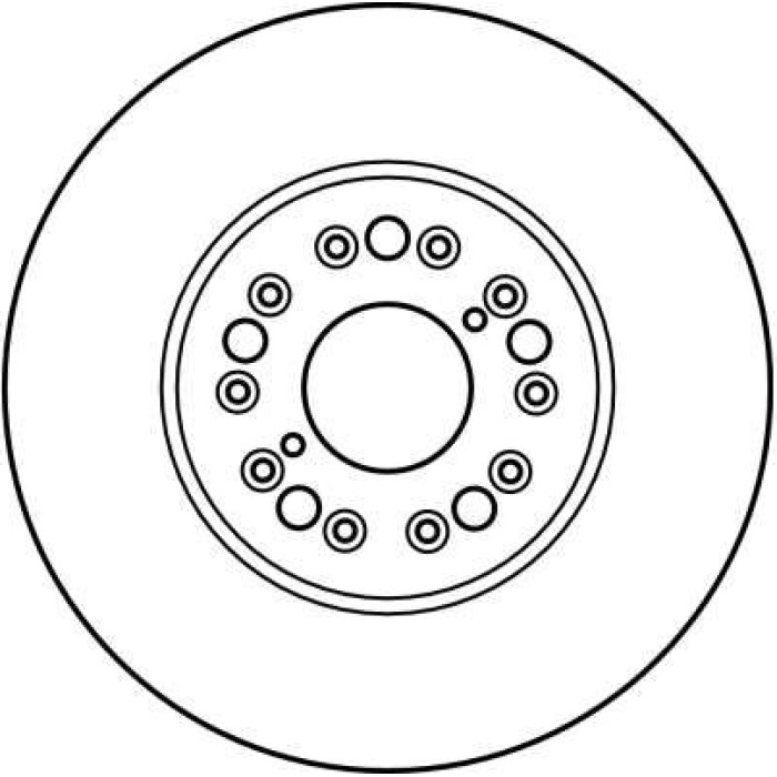 TRW DF4015 Bremsscheibe