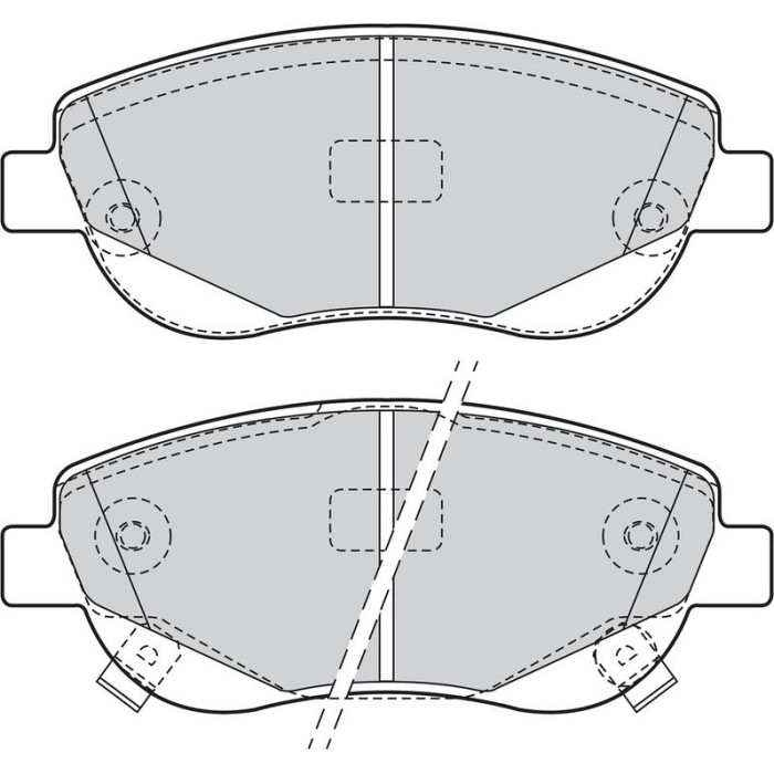 Valeo 601532 Bremsbelagsatz, Scheibenbremse Valeo 601532 Bremsbelagsatz, Scheibenbremse