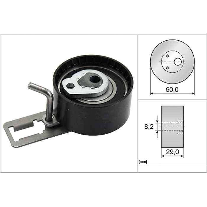 INA 531 0850 10 Spannrolle, Zahnriemen INA 531 0850 10 Spannrolle, Zahnriemen