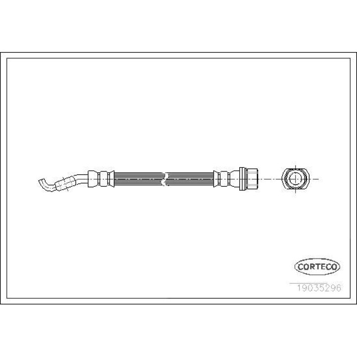 Corteco 19035296 Bremsschlauch Corteco 19035296 Bremsschlauch