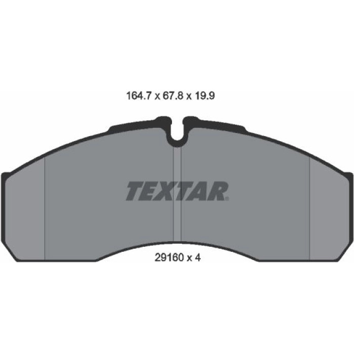 Textar 2916002 Bremsbelagsatz, Scheibenbremse Textar 2916002 Bremsbelagsatz, Scheibenbremse