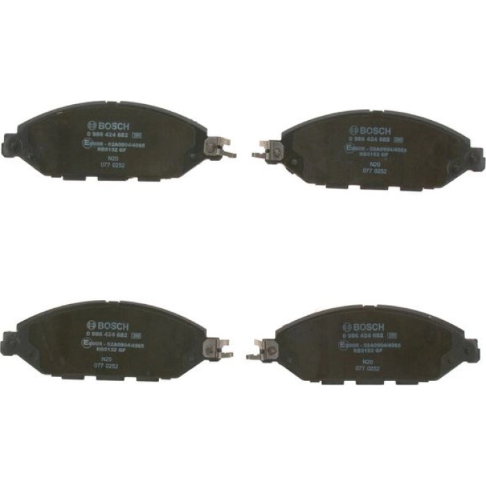 BOSCH 0 986 424 682 Bremsbelagsatz, Scheibenbremse BOSCH 0 986 424 682 Bremsbelagsatz, Scheibenbremse