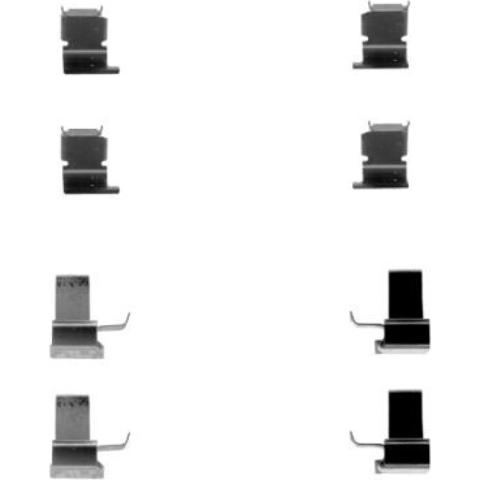 Hella 8DZ 355 202-871 Zubehörsatz, Scheibenbremsbelag Hella 8DZ 355 202-871 Zubehörsatz, Scheibenbremsbelag