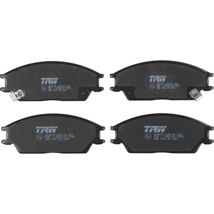 TRW GDB893 Bremsbelagsatz, Scheibenbremse COTEC TRW GDB893 Bremsbelagsatz, Scheibenbremse COTEC