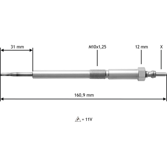 Valeo 345217 Glühkerze Valeo 345217 Glühkerze