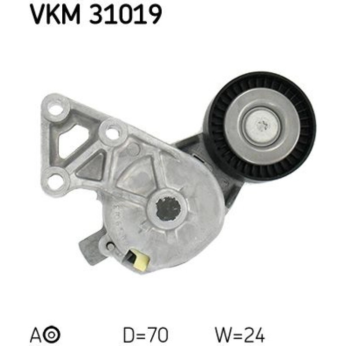 SKF VKM 31019 Spannrolle, Keilrippenriemen