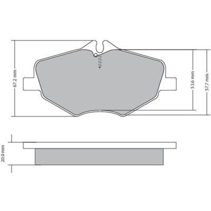 Metzger 1170087 Bremsbelagsatz, Scheibenbremse Metzger 1170087 Bremsbelagsatz, Scheibenbremse