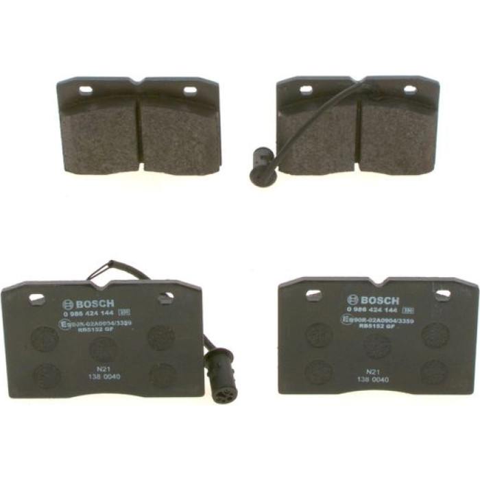 BOSCH 0 986 424 144 Bremsbelagsatz, Scheibenbremse BOSCH 0 986 424 144 Bremsbelagsatz, Scheibenbremse
