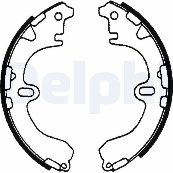 Delphi LS1601 Bremsbackensatz