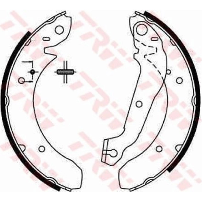 TRW GS6152 Bremsbackensatz TRW GS6152 Bremsbackensatz