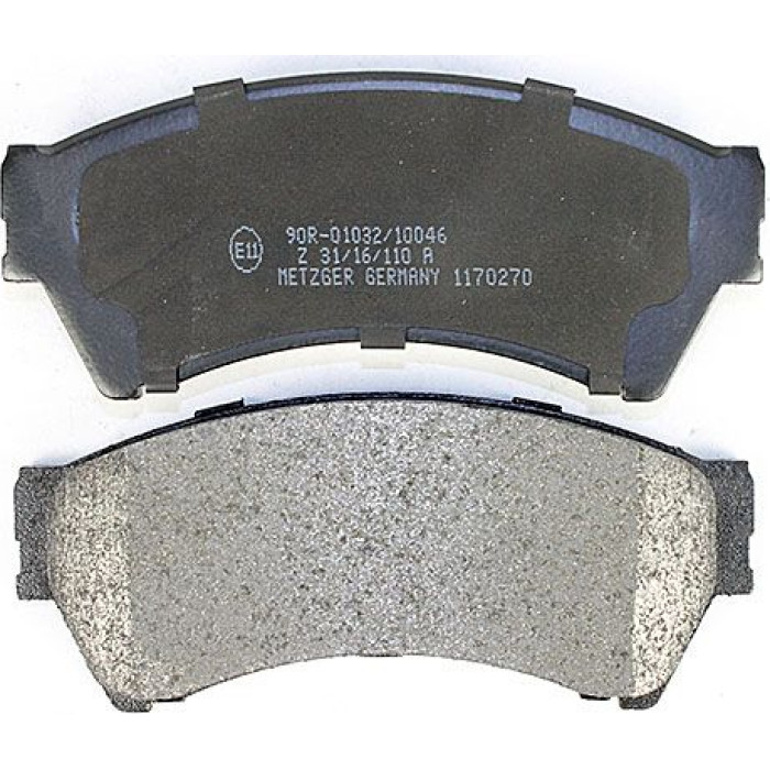 Metzger 1170270 Bremsbelagsatz, Scheibenbremse