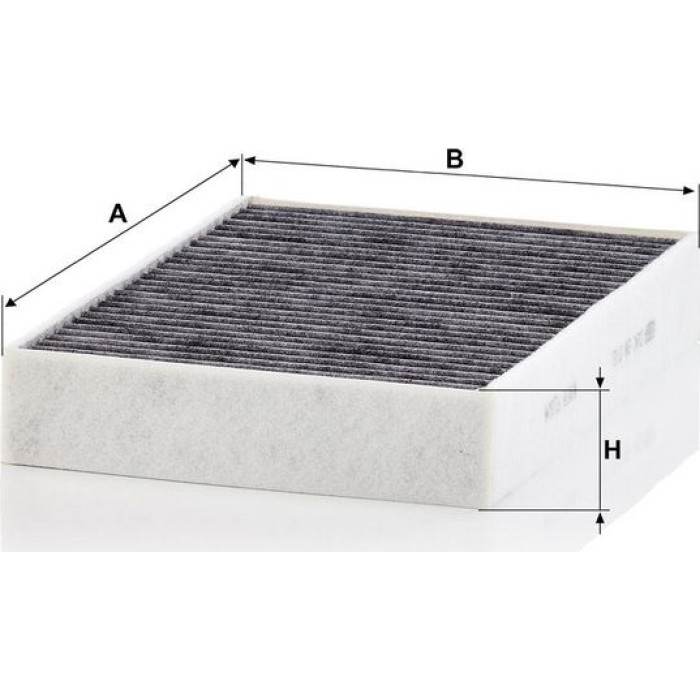 MANN-FILTER CUK 28 016 Innenraumfilter, Aktivkohlefilter MANN-FILTER CUK 28 016 Innenraumfilter, Aktivkohlefilter
