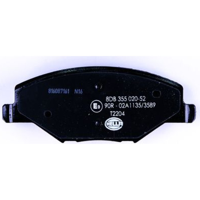 Hella 8DB 355 020-521 Bremsbelagsatz, Scheibenbremse