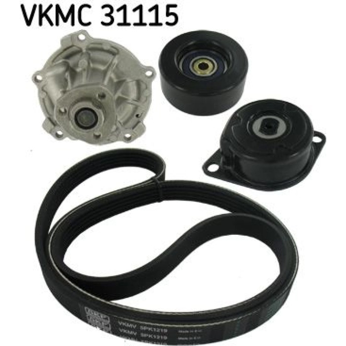 SKF VKMC 31115 Wasserpumpe + Keilrippenriemensatz SKF VKMC 31115 Wasserpumpe + Keilrippenriemensatz