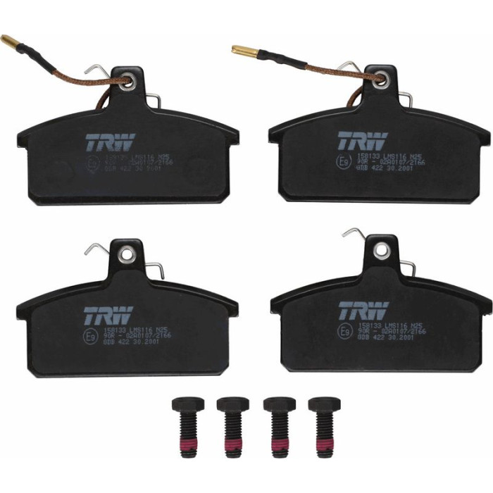 TRW GDB422 Bremsbelagsatz, Scheibenbremse TRW GDB422 Bremsbelagsatz, Scheibenbremse