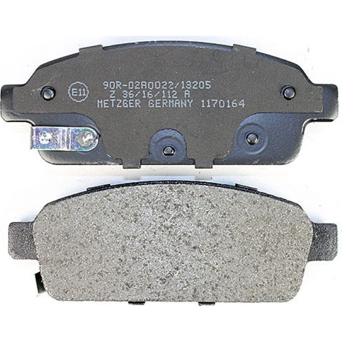 Metzger 1170164 Bremsbelagsatz, Scheibenbremse Metzger 1170164 Bremsbelagsatz, Scheibenbremse