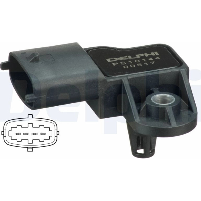 Delphi PS10144 Sensor, Saugrohrdruck Delphi PS10144 Sensor, Saugrohrdruck