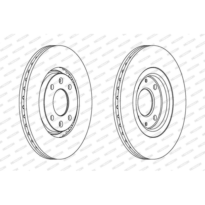 Ferodo DDF489 Bremsscheibe PREMIER Ferodo DDF489 Bremsscheibe PREMIER