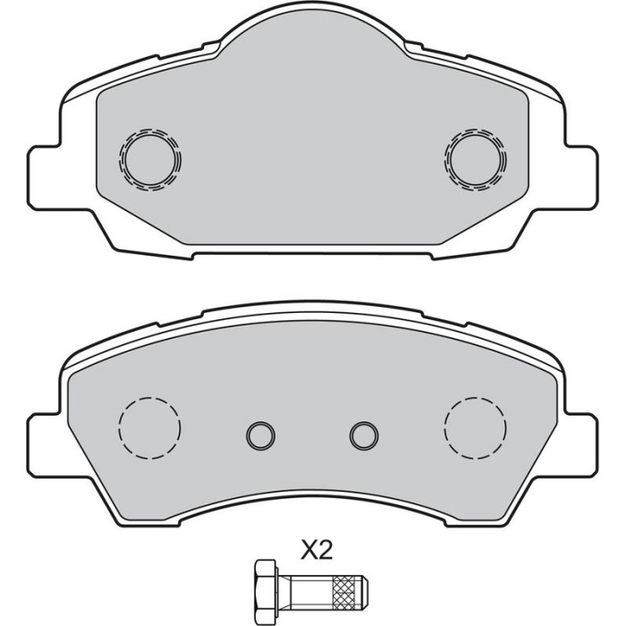 Valeo 601371 Bremsbelagsatz, Scheibenbremse Valeo 601371 Bremsbelagsatz, Scheibenbremse